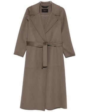 Paltò Paltó Paola Wool Coat - Brown