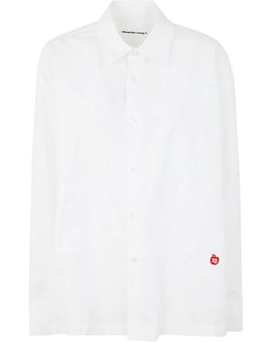 T By Alexander Wang Shirt With Logo - White