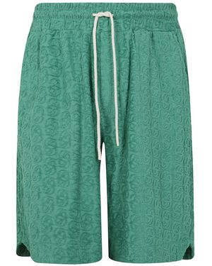 Drole de Monsieur Le Short Monogramme - Green