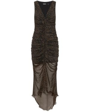 ROTATE BIRGER CHRISTENSEN Ruched Midi Dress - Multicolour