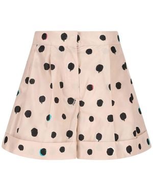 Fendi Polka Dot Shorts - Natural