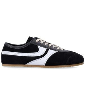 Dries Van Noten Leather Trainer - Black