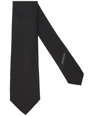 Ferragamo Cravatta - Black