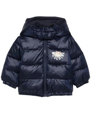 Moschino Jacket With Logo - Blue