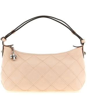 Tory Burch 'Fleming' Clutch - Brown