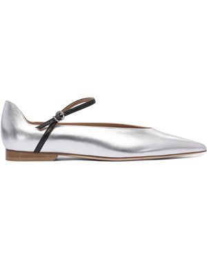 Lella Baldi Rubber Ballerinas - White