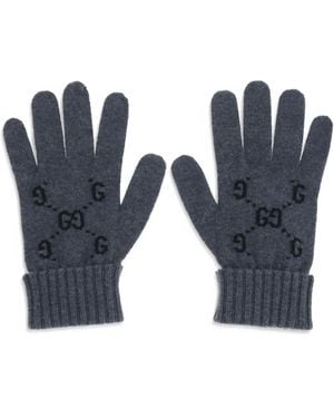 Gucci Guancie G Cashmere Gloves - Blue