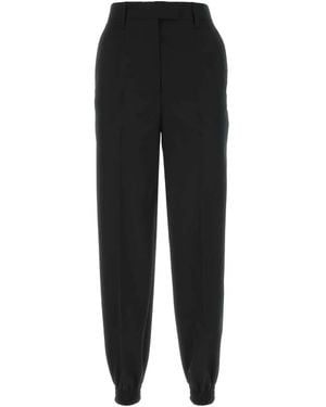 Prada Wool Joggers - Black