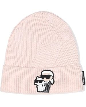 KARL LAGERFELD Hat With Logo - Pink