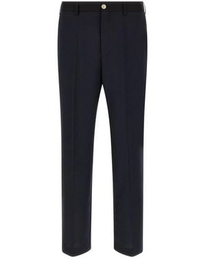 Marni Tropical Wool Pants - Blue