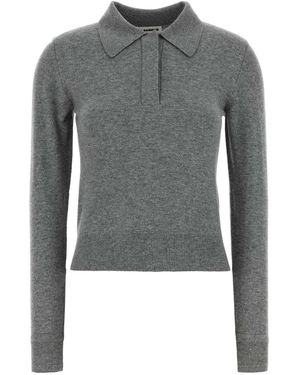 Jil Sander Polo Shirt - Grey