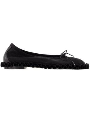 Simone Rocha Tutu Frill Ballerinas - Black