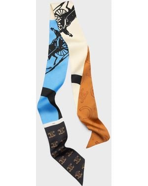 Celine Lavallière Scarf - Blue