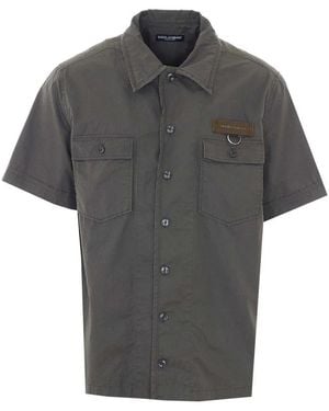 Dolce & Gabbana Dolce & Gabbana Textile Fibre Shirt - Grey