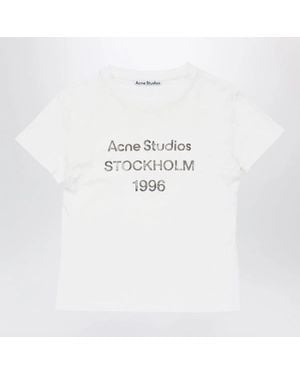 Acne Studios Logo T-Shirt Off - White