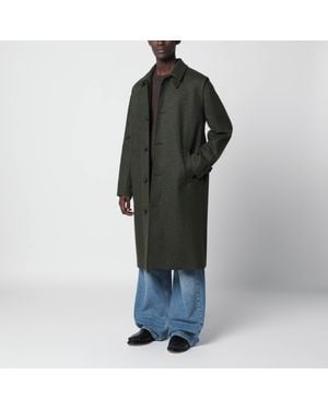 Schneiders Alexander Long Wool Coat - Black