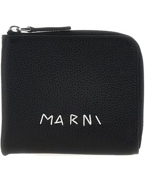 Marni Logo Wallet - Black