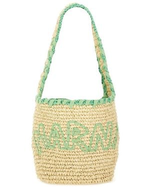 Marni Multicolor Paper Shoulder Bags - Metallic