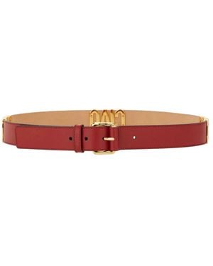 Moschino "Hello" Belt - Red