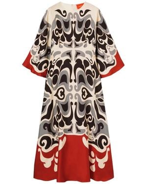 La DoubleJ "Sorella Dress" Long Sleeve Dress - Red