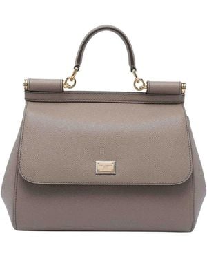 Dolce & Gabbana Dolce & Gabbana Big Sicily Handbag - Gray