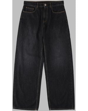 Palm Angels Curved Logo Loose 5 Pockets - Black