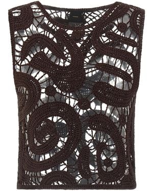Pinko 'Eruzione' Top - Black