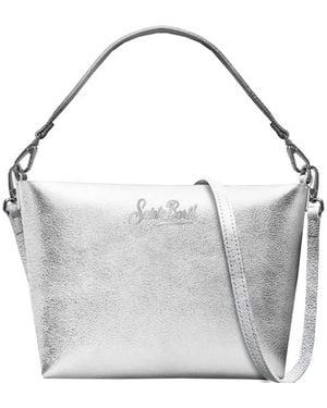 MC2 Saint Barth Logo Detail Shoulder Bag - Gray