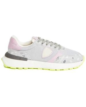 Philippe Model Antibes Low Paisley Sneakers - White