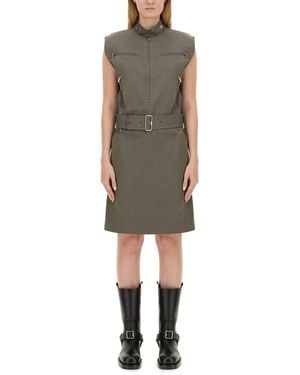 Burberry Linen Dress - Green
