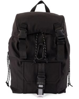 A.P.C. Polyamide Trek 2.0 Backpack - Black