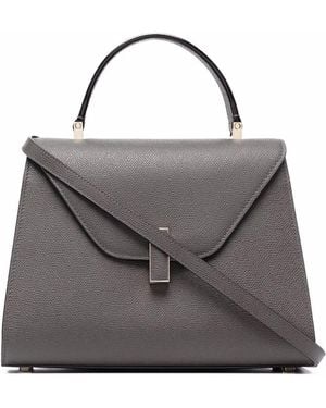 Valextra "Iside" Medium Tote Bag - Gray