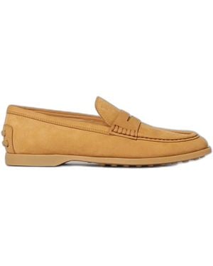 Tod's Tods Leather Shoe - Natural