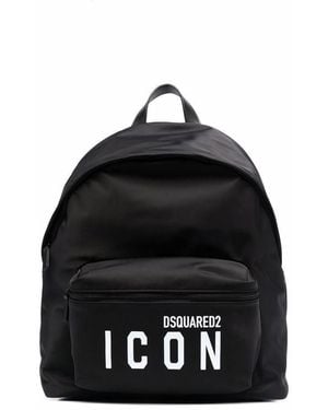 DSquared² Iconic Mini Backpack - Black