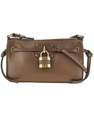 Chloé Mini Paddington Sling Leather Pouch - Brown