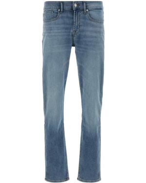 7 For All Mankind Stretch Denim Jeans - Blue