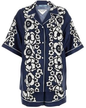 Prada Luxury Silk Intimates Collection - Blue