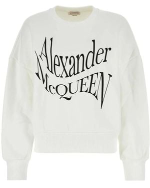 McQueen Cotton Sweatshirt - Grey