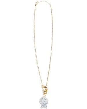 Chloé Metal Chloã Bloomcraft Necklace - White