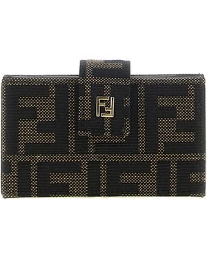Fendi Polyester Cardholder - Black