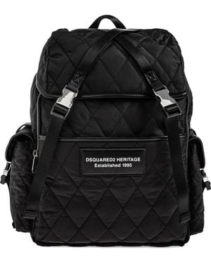DSquared² Padded Backpack - Black