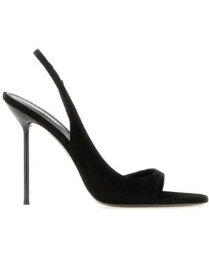 Paris Texas Lidia Slingback Sandal - Black