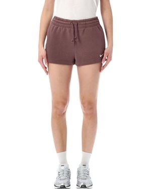 Nike Elastic Waist Fleece Shorts - Multicolour