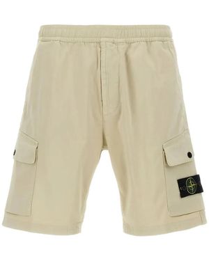 Stone Island Shorts - Natural