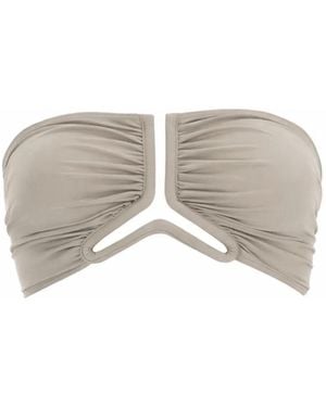 Rick Owens "Allanah" Bikini Top - White