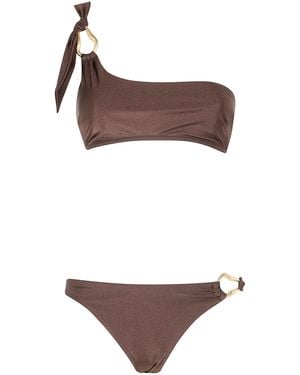 Zimmermann Ascension Trim Bikini Top - Brown