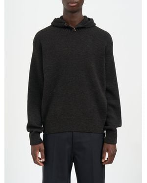 Lemaire Hooded Jumper - Black