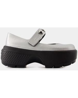 Crocs™ Stomp Mary Jane Ballerinas - Black