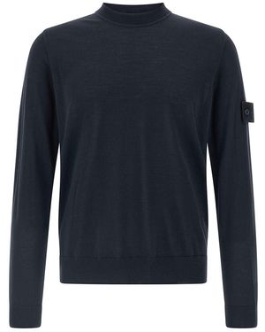 Stone Island Crew Neck - Blue