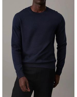 Calvin Klein Cotton Sweatshirt - Blue